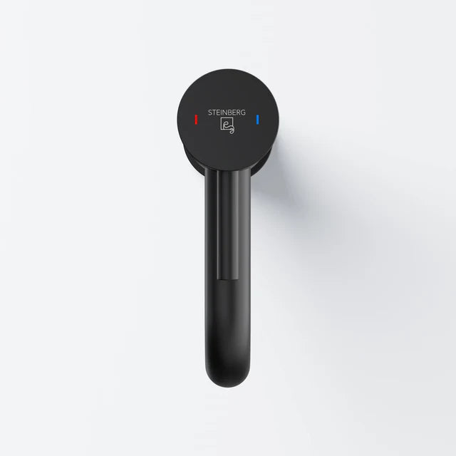 Steinberg 100 Μπαταρία Νιπτήρος Ψηλή Matt Black