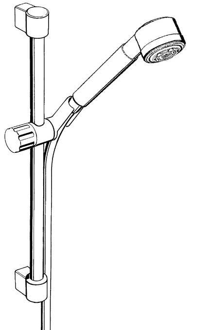 Hansgrohe Steel Βέργα Σετ STEEL OPTIC 27940800