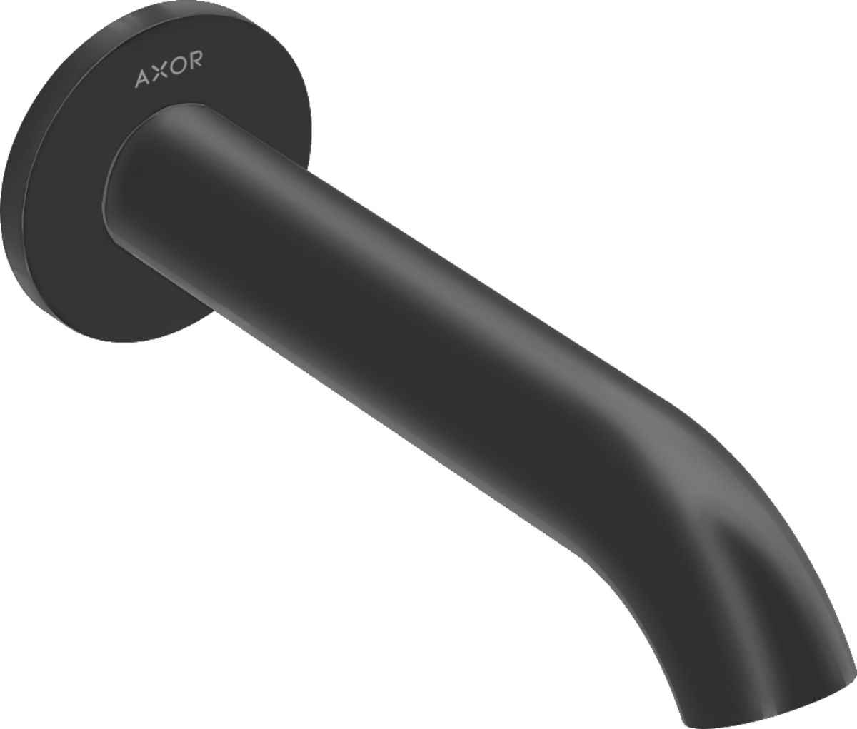 Hansgrohe Bath Spout Curved Black matt 38411670