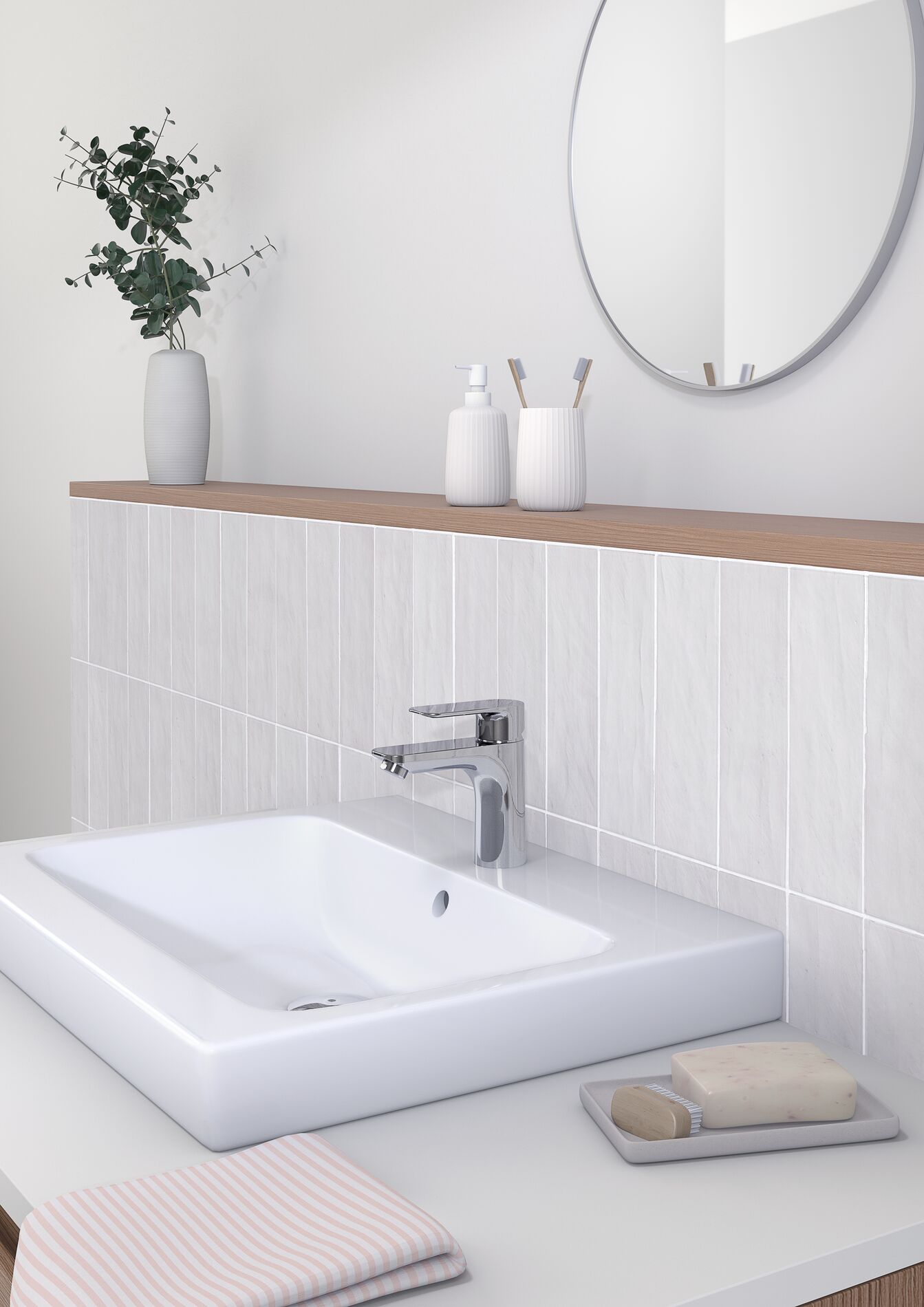 HANSA BASIC Μπαταρία Νιπτήρος