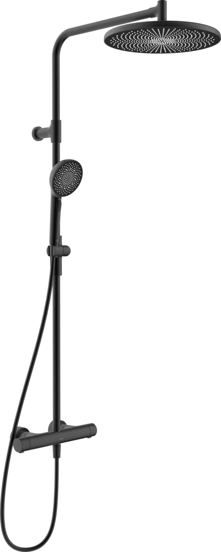 HANSA AURELIA Θερμοστατική Στήλη Ντούς Matt black