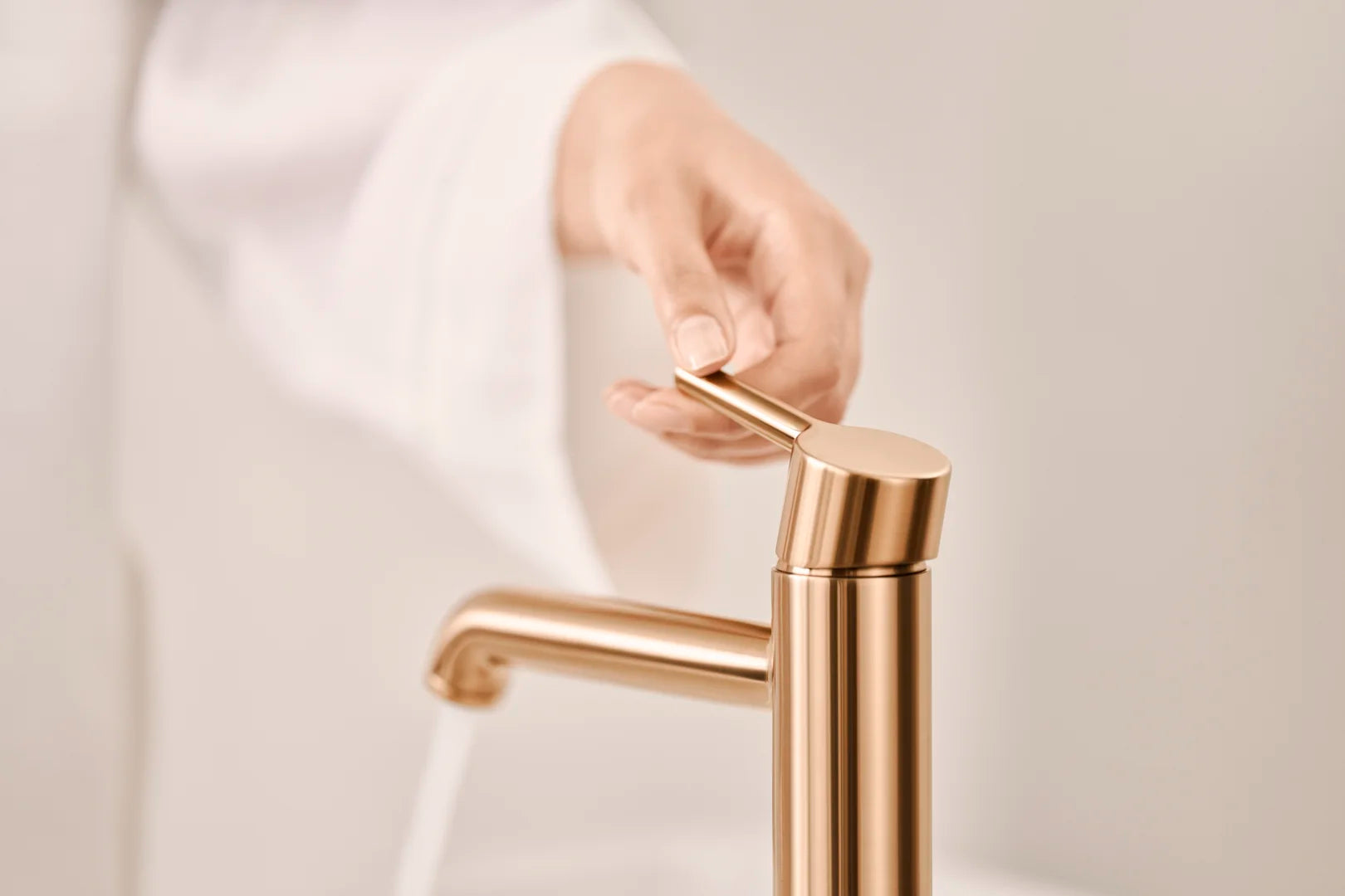 HANSA VANTIS Style Μπαταρία Νιπτήρος Ψηλή Brushed bronze