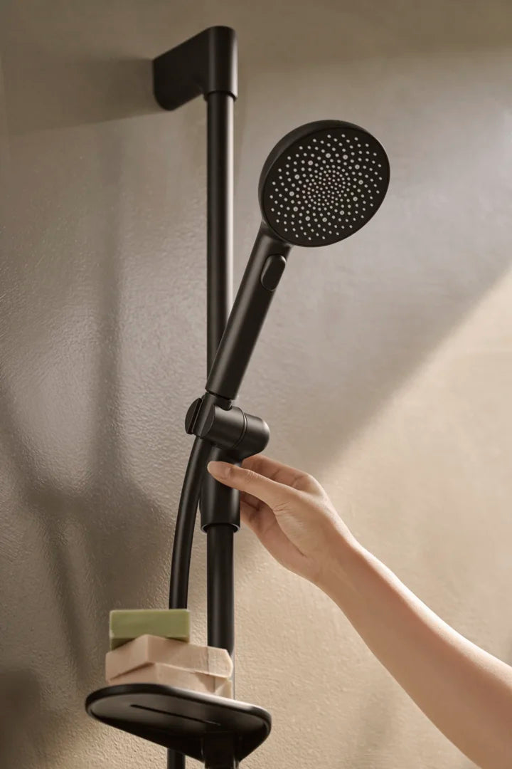 HANSA AURELIA Shower set (Βέργα - Τηλέφωνο – Σπιράλ) Matt black