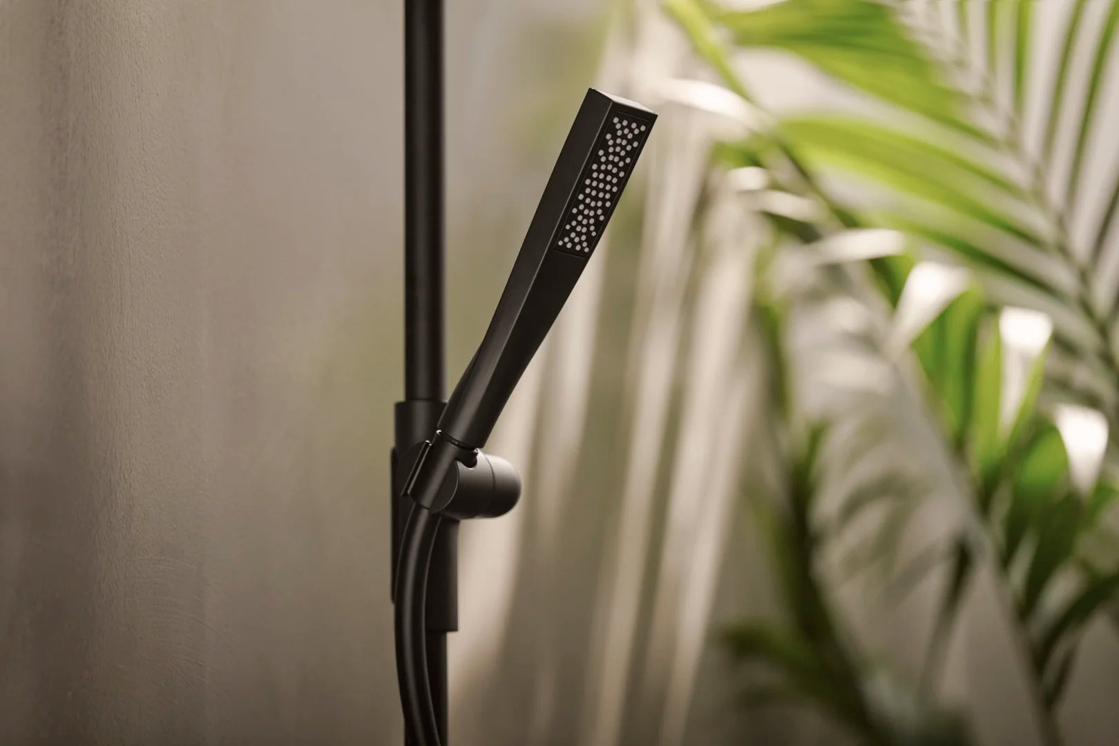 HANSA AURELIA Hand shower set (Στήριγμα - Τηλέφωνο – Σπιράλ) Matt black