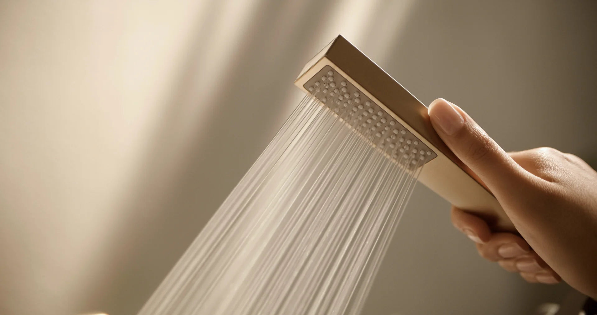 HANSA AURELIA Θερμοστατική Στήλη Ντούς με τετράγωνη κεφαλή Brushed bronze