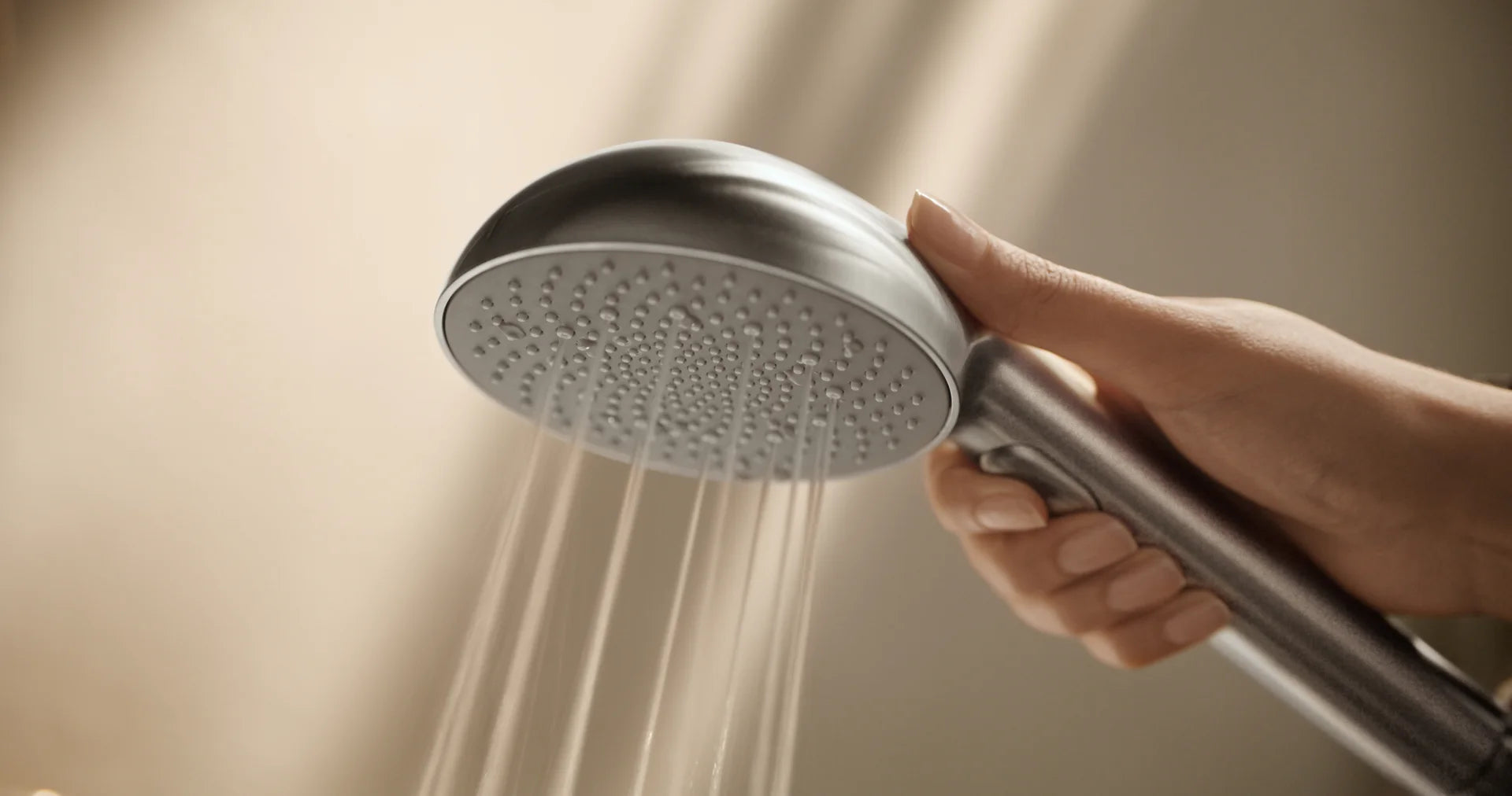 HANSA AURELIA Θερμοστατική Στήλη Ντούς Brushed steel