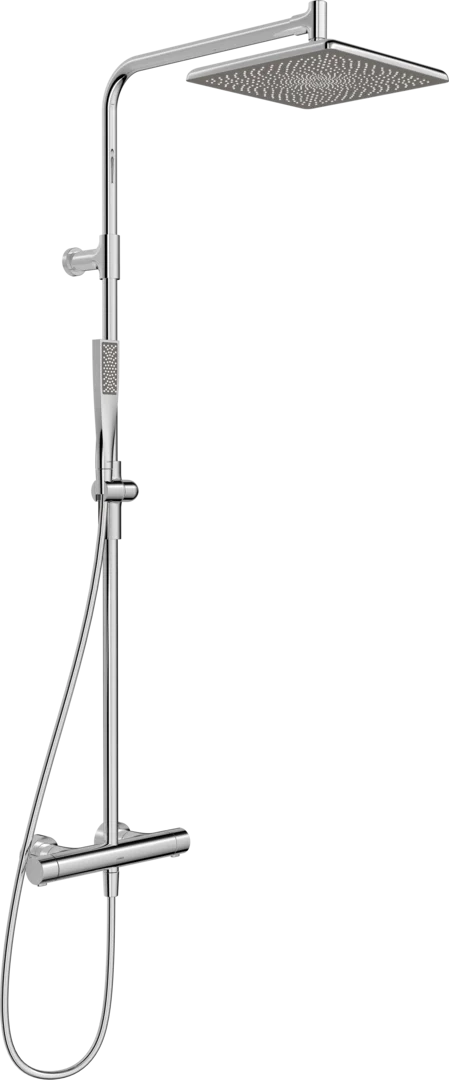 HANSA AURELIA Θερμοστατική Στήλη Ντούς με τετράγωνη κεφαλή