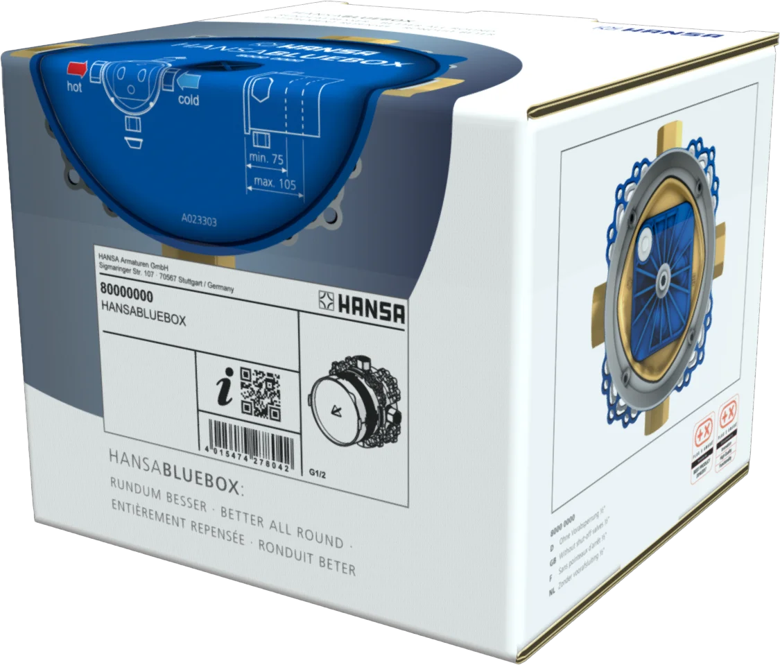 HANSA BLUEBOX - εντοιχισμένος μηχανισμός για το μπάνιο