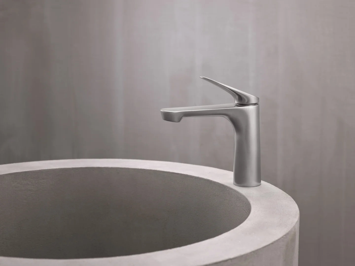 HANSA GENESIS Μπαταρία Νιπτήρος Brushed steel