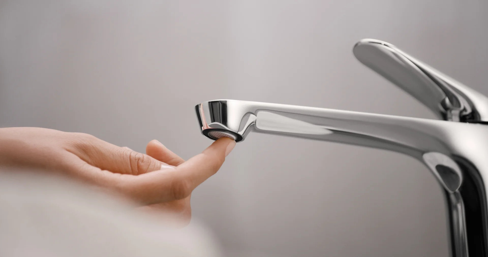 HANSA GENESIS Μπαταρία Νιπτήρος Brushed steel