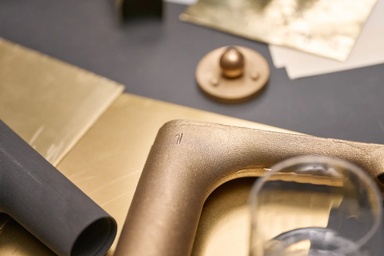 HANSA GENESIS Μπαταρία Νιπτήρος Brushed bronze