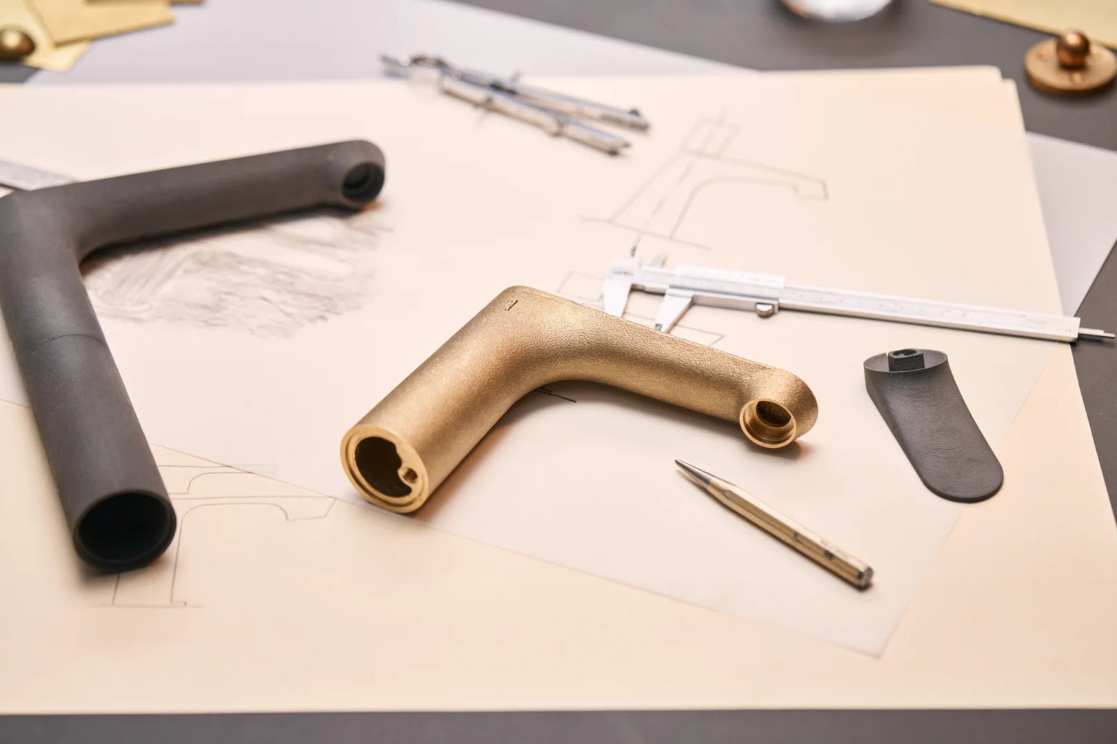 HANSA GENESIS Μπαταρία Νιπτήρος Brushed bronze
