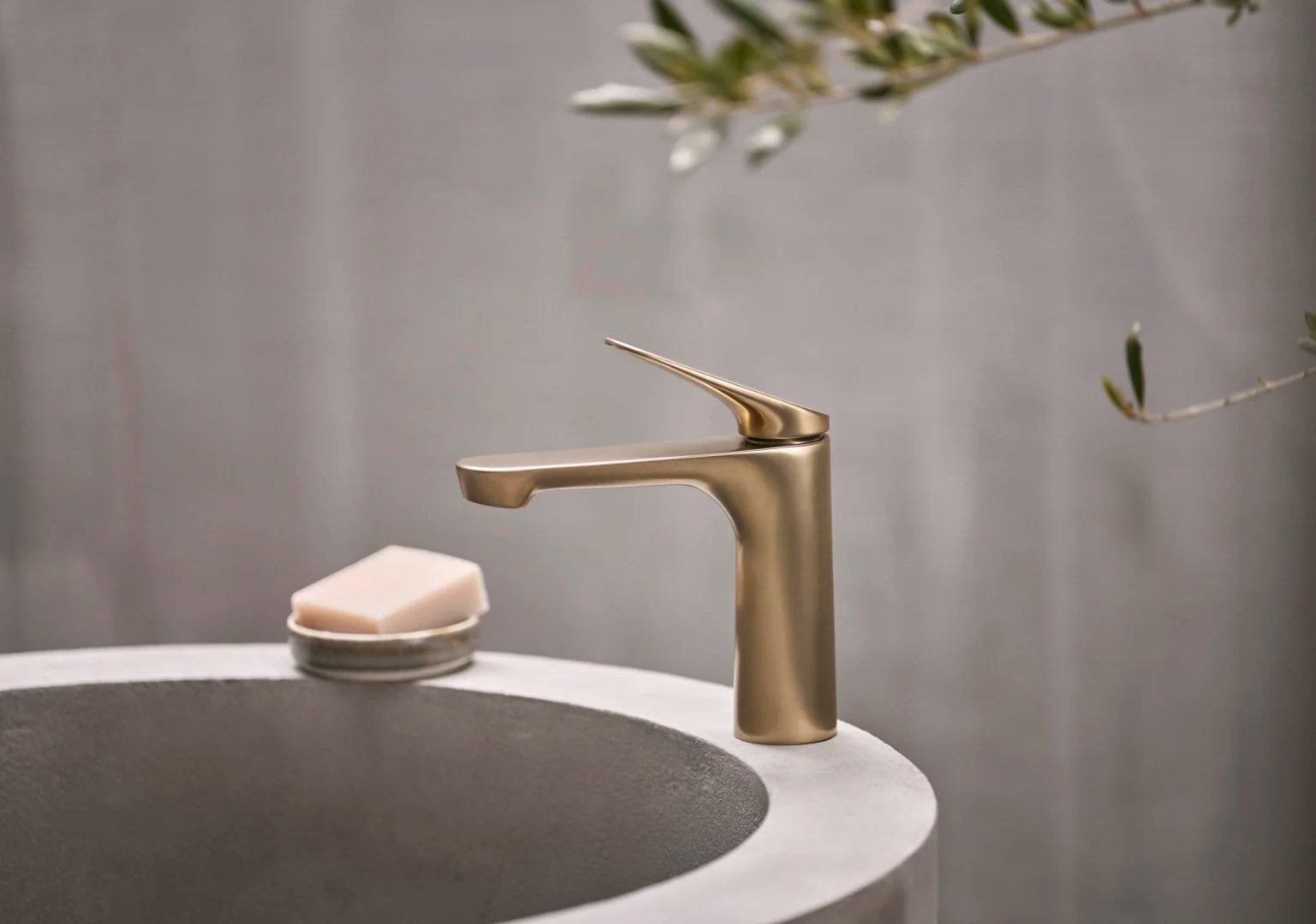HANSA GENESIS Μπαταρία Νιπτήρος Brushed bronze