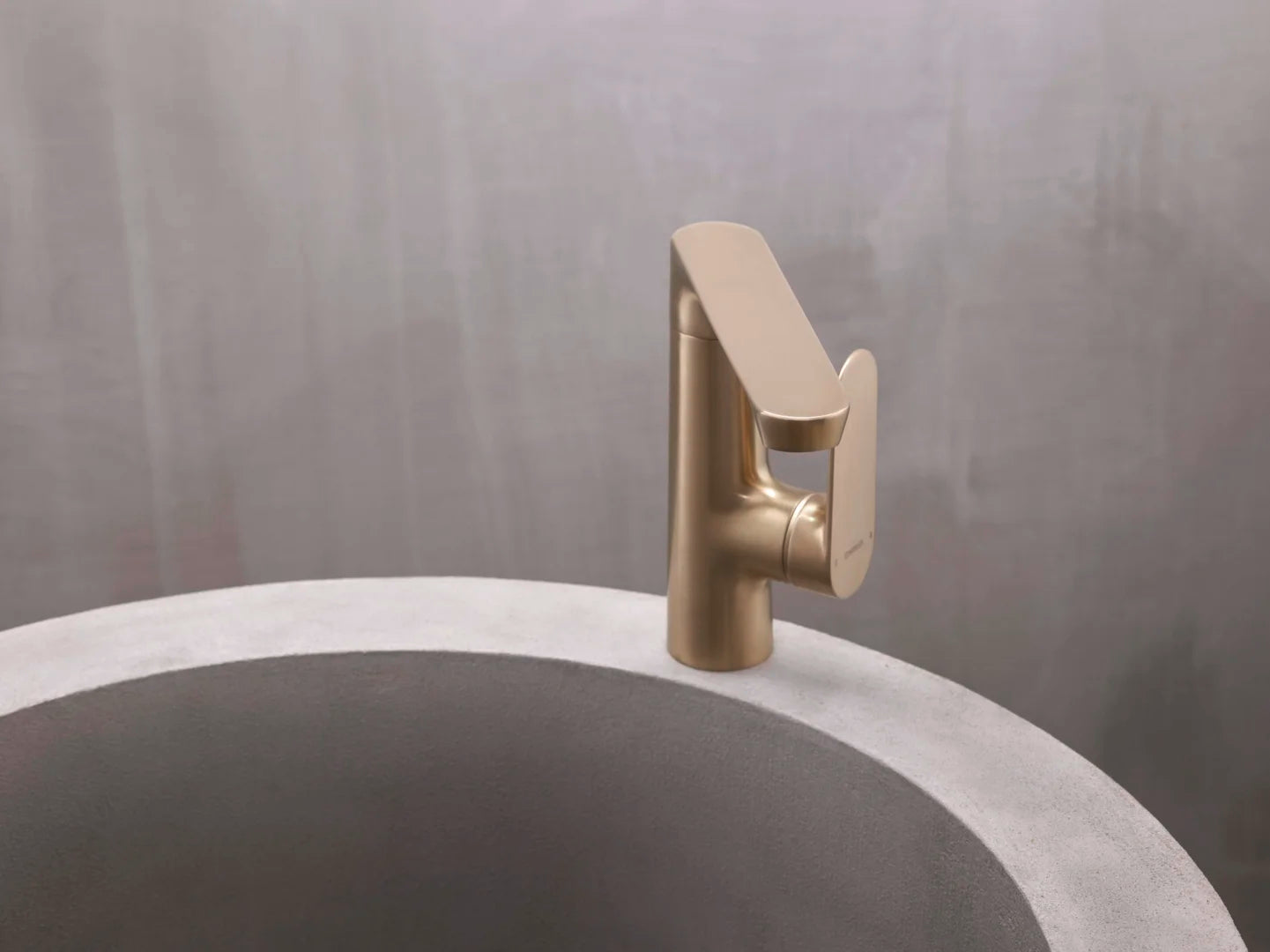 HANSA GENESIS Μπαταρία Νιπτήρος πλευρική λειτουργία Brushed bronze