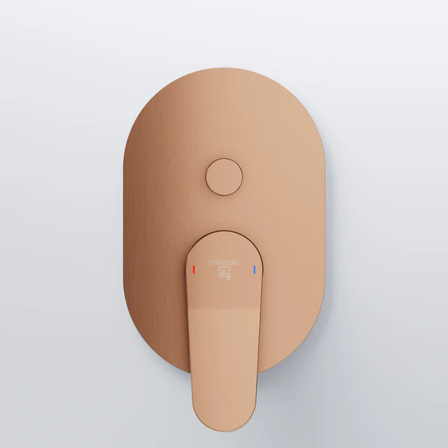 Steinberg 340 Εντοιχισμένος μείκτης ντους 2 σημείων Brushed Copper