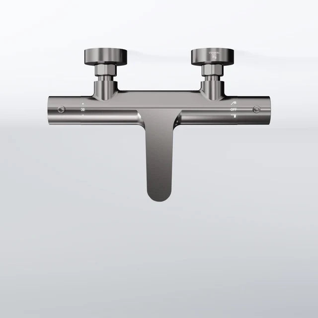 Steinberg 340 Θερμοστατική Μπαταρία Λουτρού Brushed Gun Metal