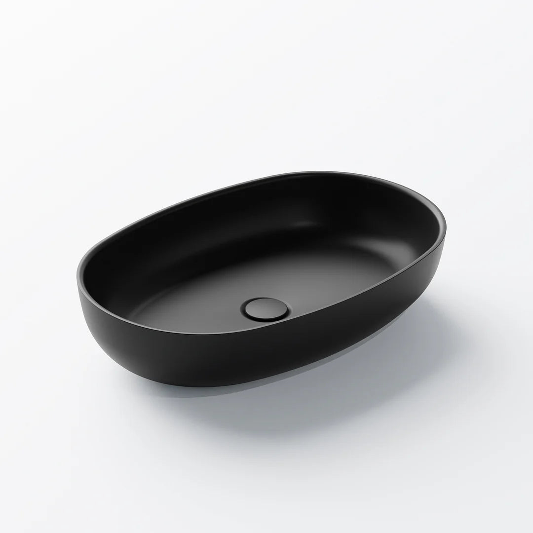 STEINBERG Νιπτήρας oval 60x40 Black Matt