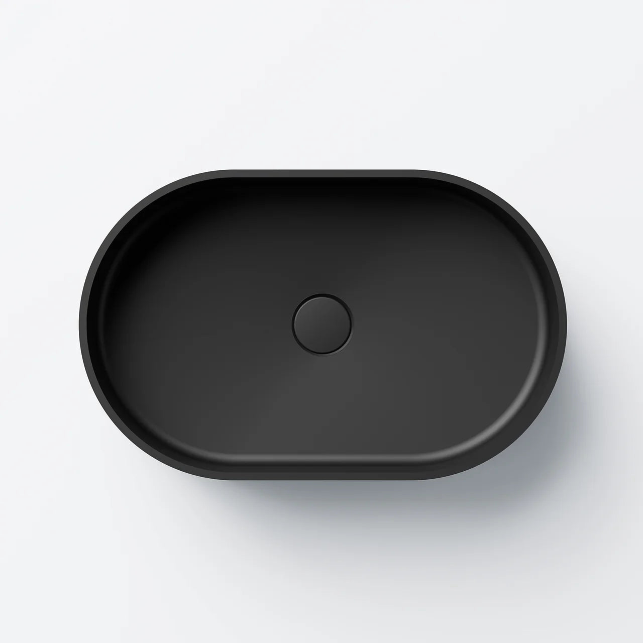 STEINBERG Νιπτήρας oval 55x35 Black Matt