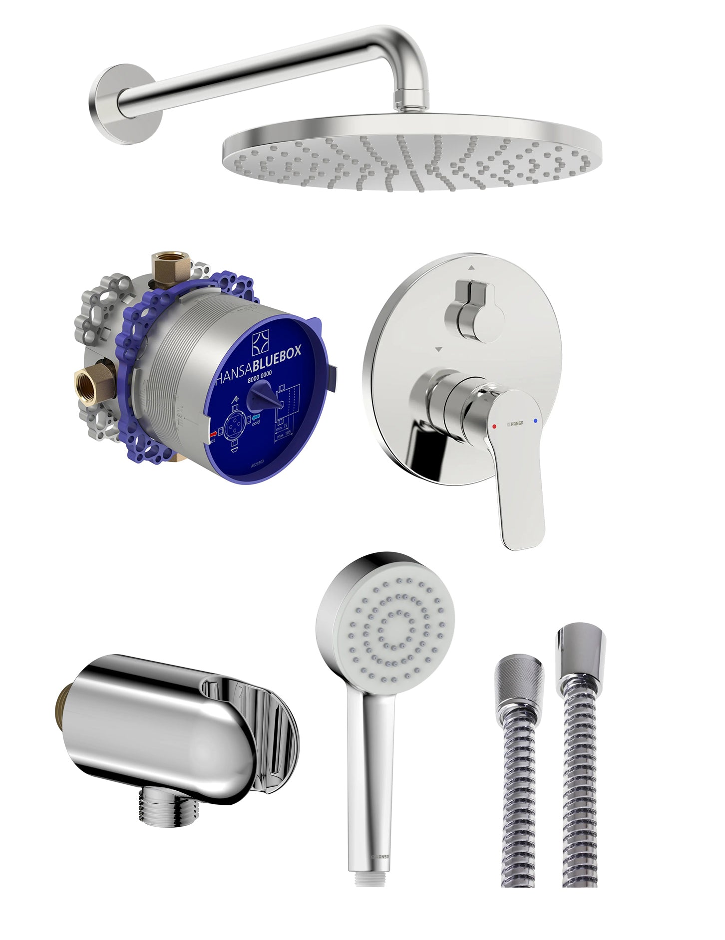 HANSA BASIC Εντοιχισμένο Σύστημα Ντους