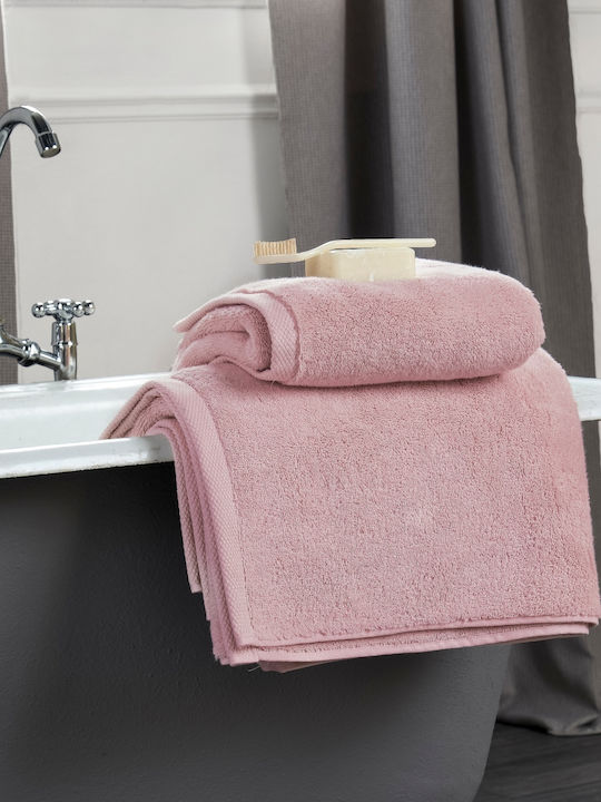 Πετσέτα Προσώπου Kentia Luxury 14 Ροζ 000066464 50x100cm