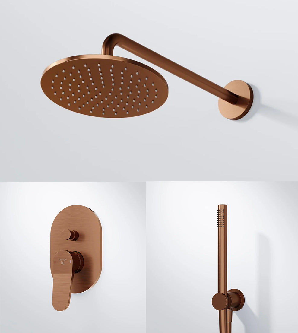 Steinberg Εντοιχισμένο Ντους σε Brushed Copper 340 series