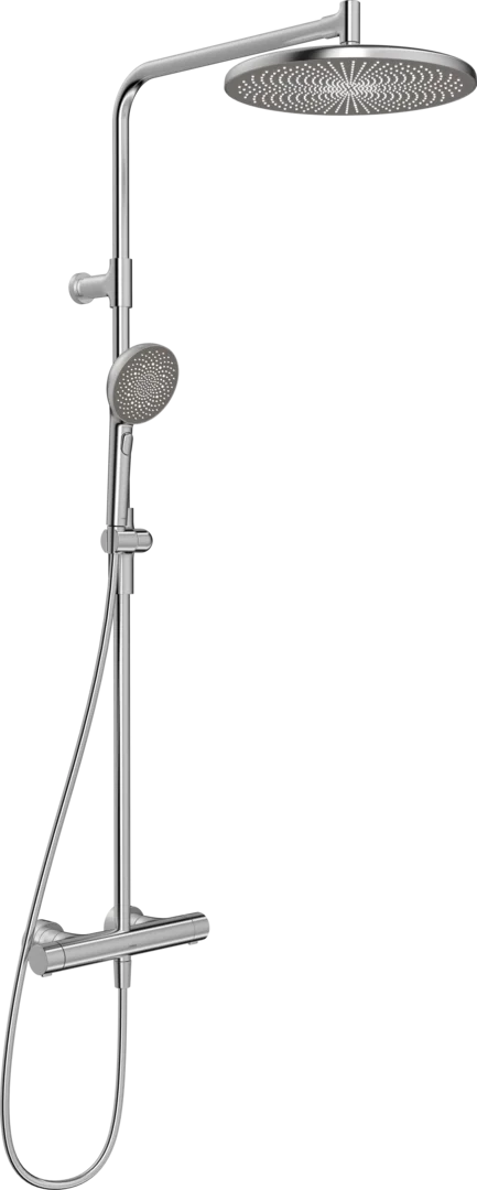 HANSA AURELIA Θερμοστατική Στήλη Ντούς Brushed steel