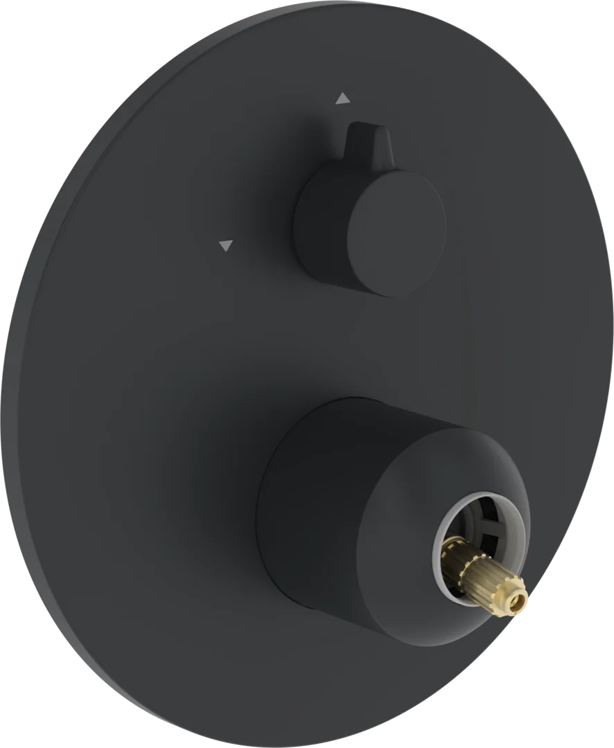 HANSA GENESIS Εντοιχισμένος μείκτης λουτρού 2 σημείων Matt black