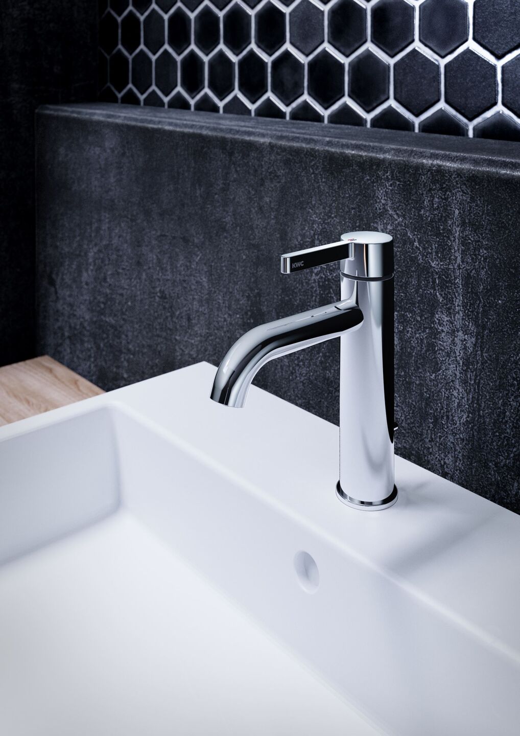 KWC BEVO Μπαταρία Νιπτήρος