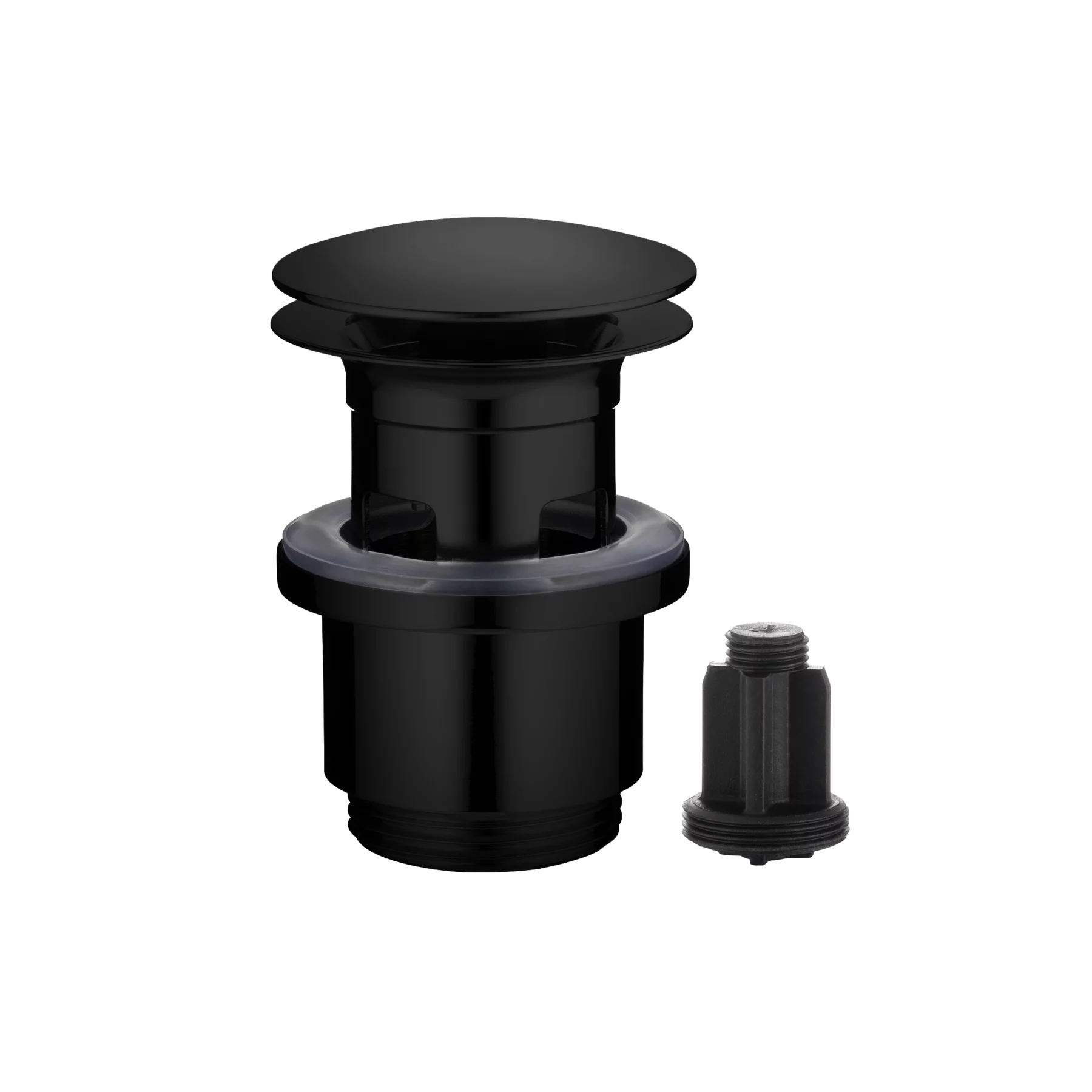 Βαλβίδα νιπτήρος Push open Black Matt (κλικ-κλακ)