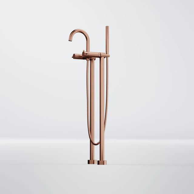 Steinberg 100 Μπαταρία Μπάνιου Ελεύθερης Τοποθέτησης Brushed Copper