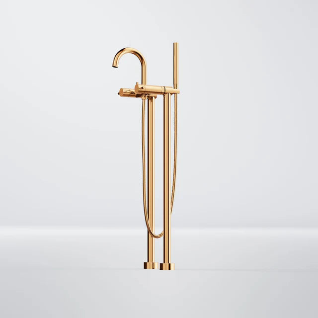 Steinberg 100 Μπαταρία Μπάνιου Ελεύθερης Τοποθέτησης Rose Gold