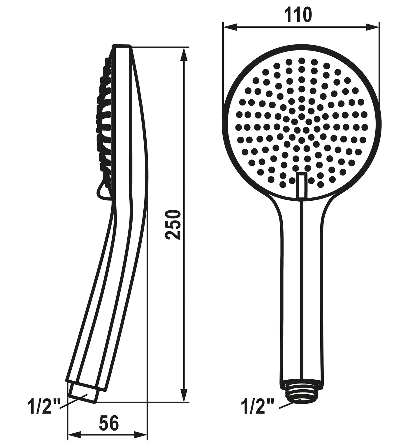 KWC FIT-E TRIO Τηλέφωνο Ντους 3 Ροών