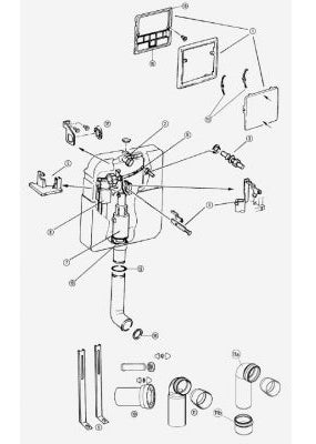Βάση στηριξης Φλοτερ Jomo Front 6 116-000000224