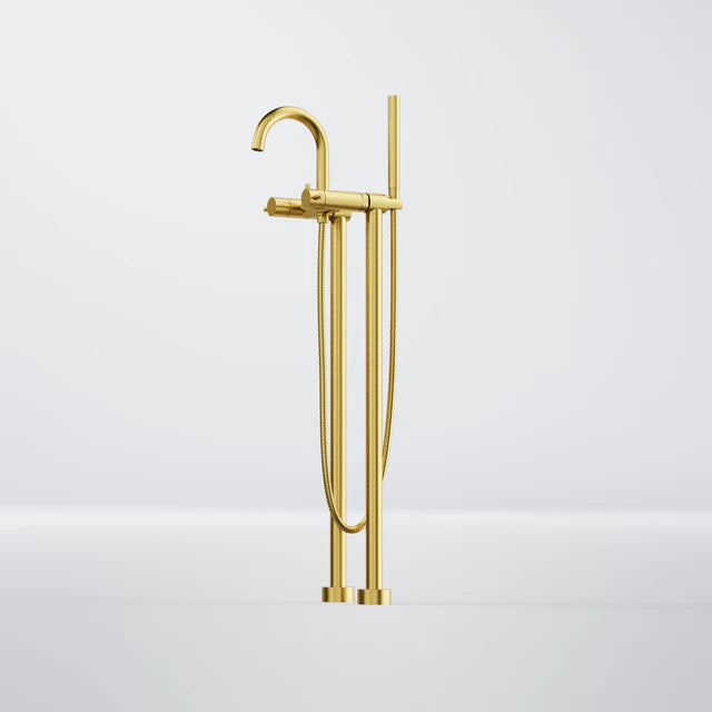 Steinberg 100 Μπαταρία Μπάνιου Ελεύθερης Τοποθέτησης Brushed Gold