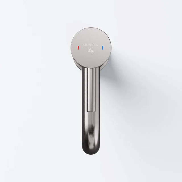 Steinberg 100 Μπαταρία Νιπτήρος Ψηλή Brushed Gun Metal