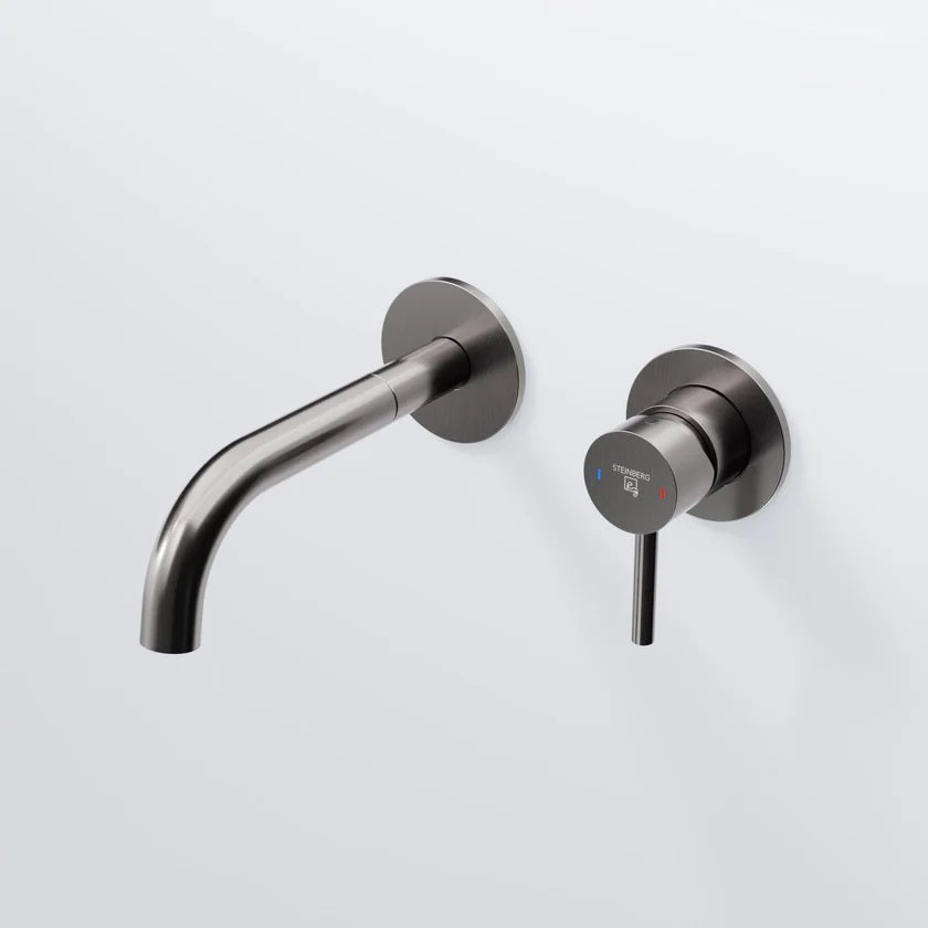 Σετ εντοιχισμού Νιπτήρος - Ντους Gun Metal