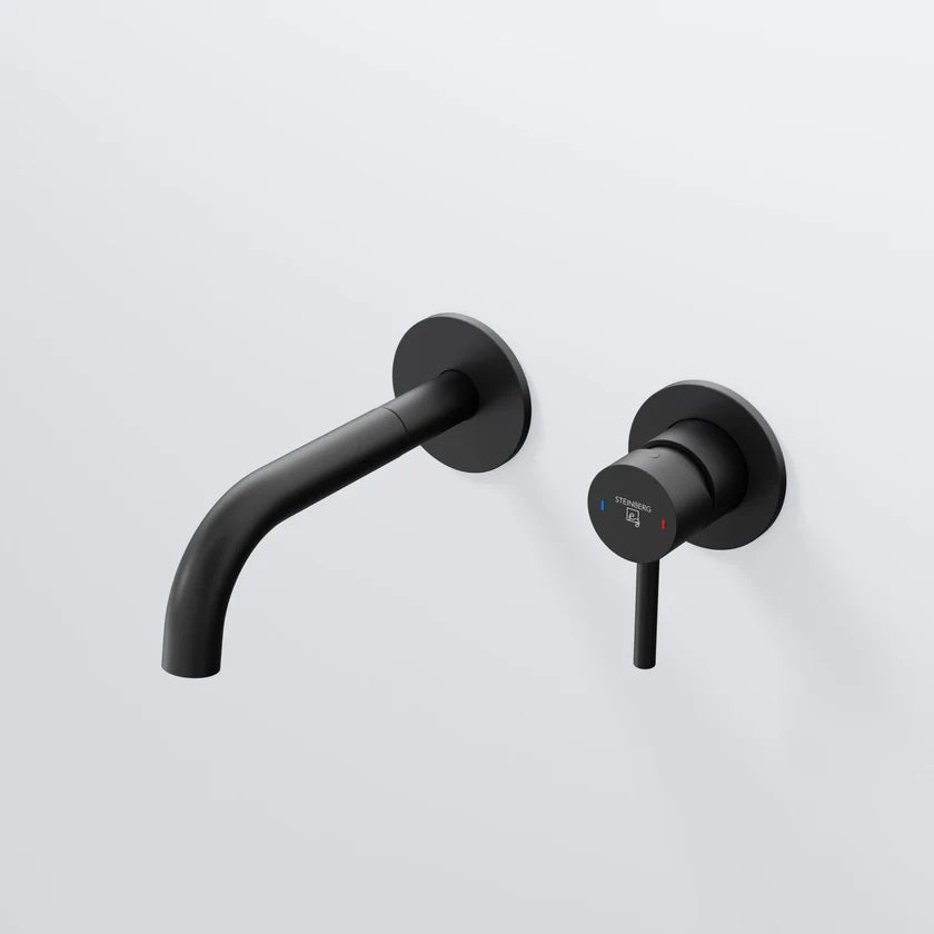 Σετ εντοιχισμού Νιπτήρος - Ντους Black Matt