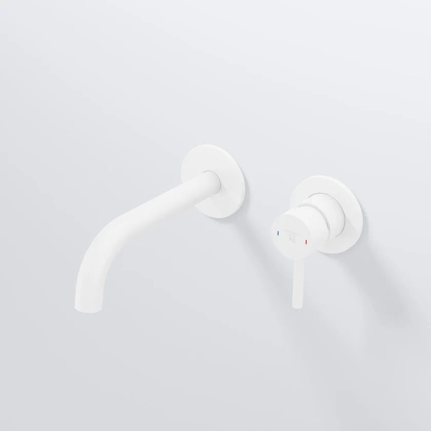 Σετ εντοιχισμού Νιπτήρος - Ντους White Matt