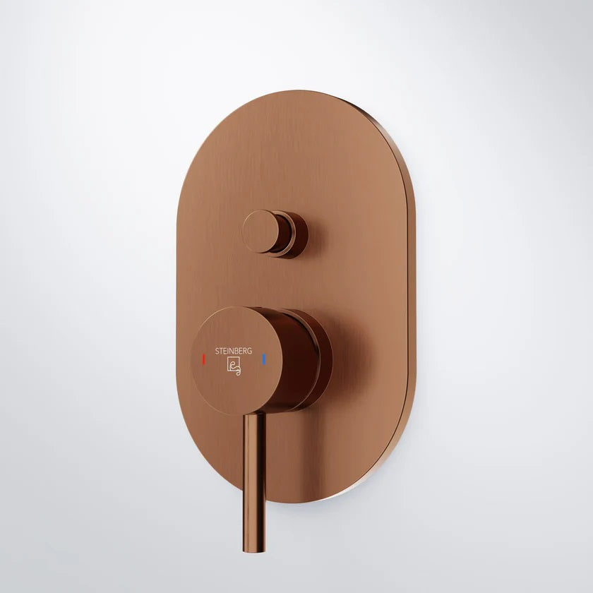 Σετ εντοιχισμού Νιπτήρος - Ντους Brushed Copper