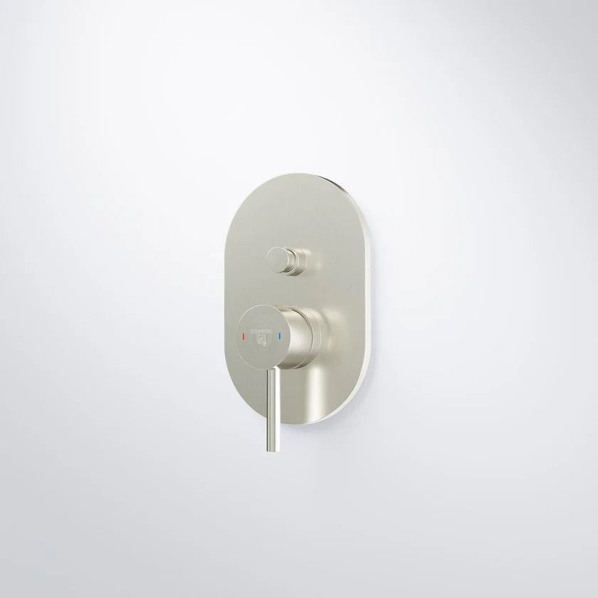 Σετ εντοιχισμού Νιπτήρος - Ντους Brushed Nickel