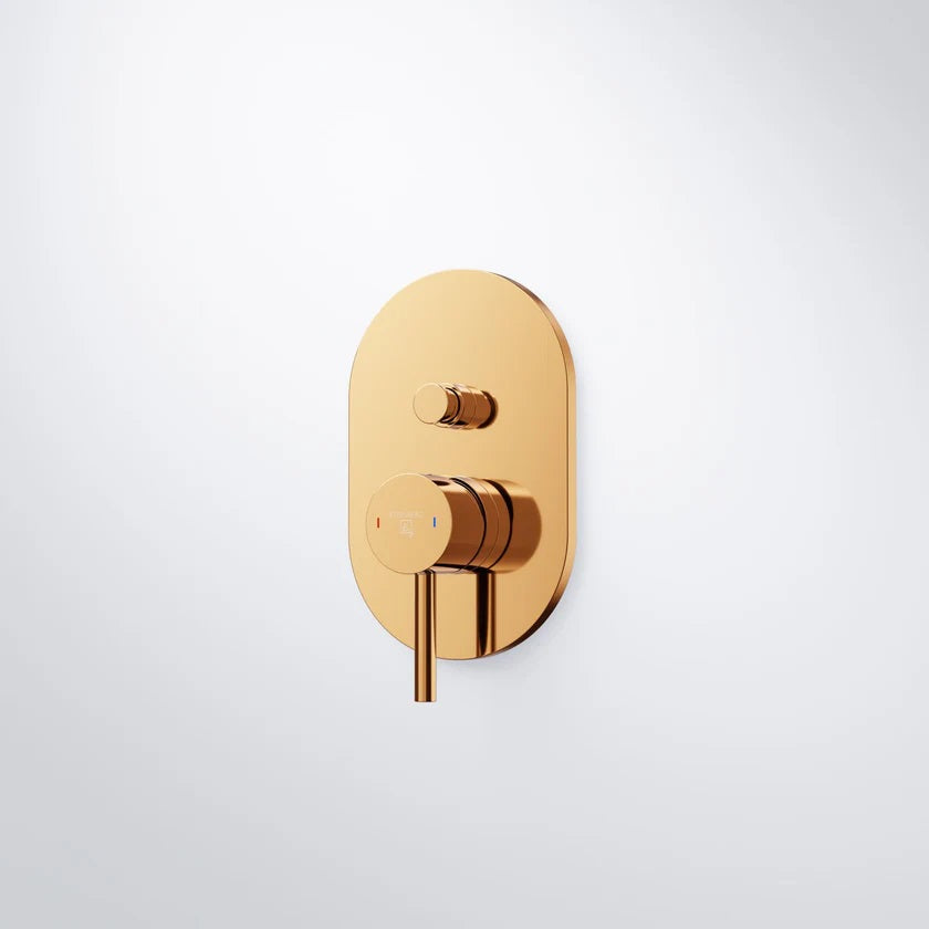 Σετ εντοιχισμού Νιπτήρος - Ντους Rose Gold