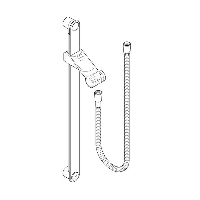 Hansgrohe UNIKA E Βέργα Σετ  BLACK/GOLD OPTIC 27800690