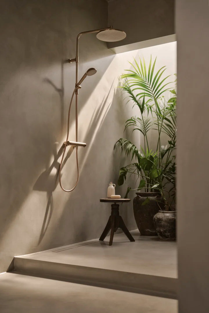 HANSA AURELIA Θερμοστατική Στήλη Ντούς Brushed bronze