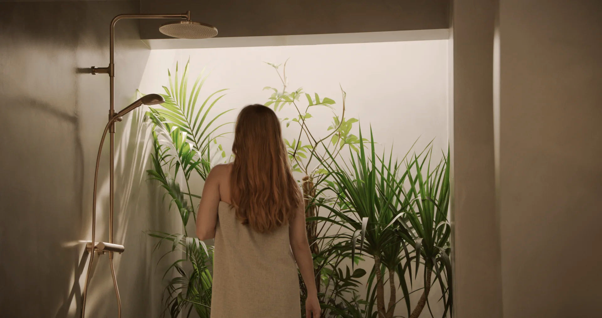 HANSA AURELIA Θερμοστατική Στήλη Ντούς Brushed bronze