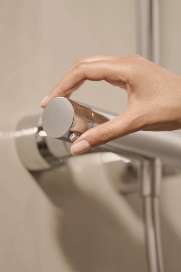 HANSA AURELIA Θερμοστατική Στήλη Ντούς Brushed steel