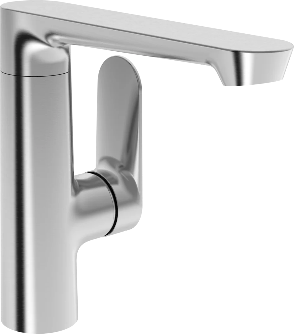 HANSA GENESIS Μπαταρία Νιπτήρος πλευρική λειτουργία Brushed steel