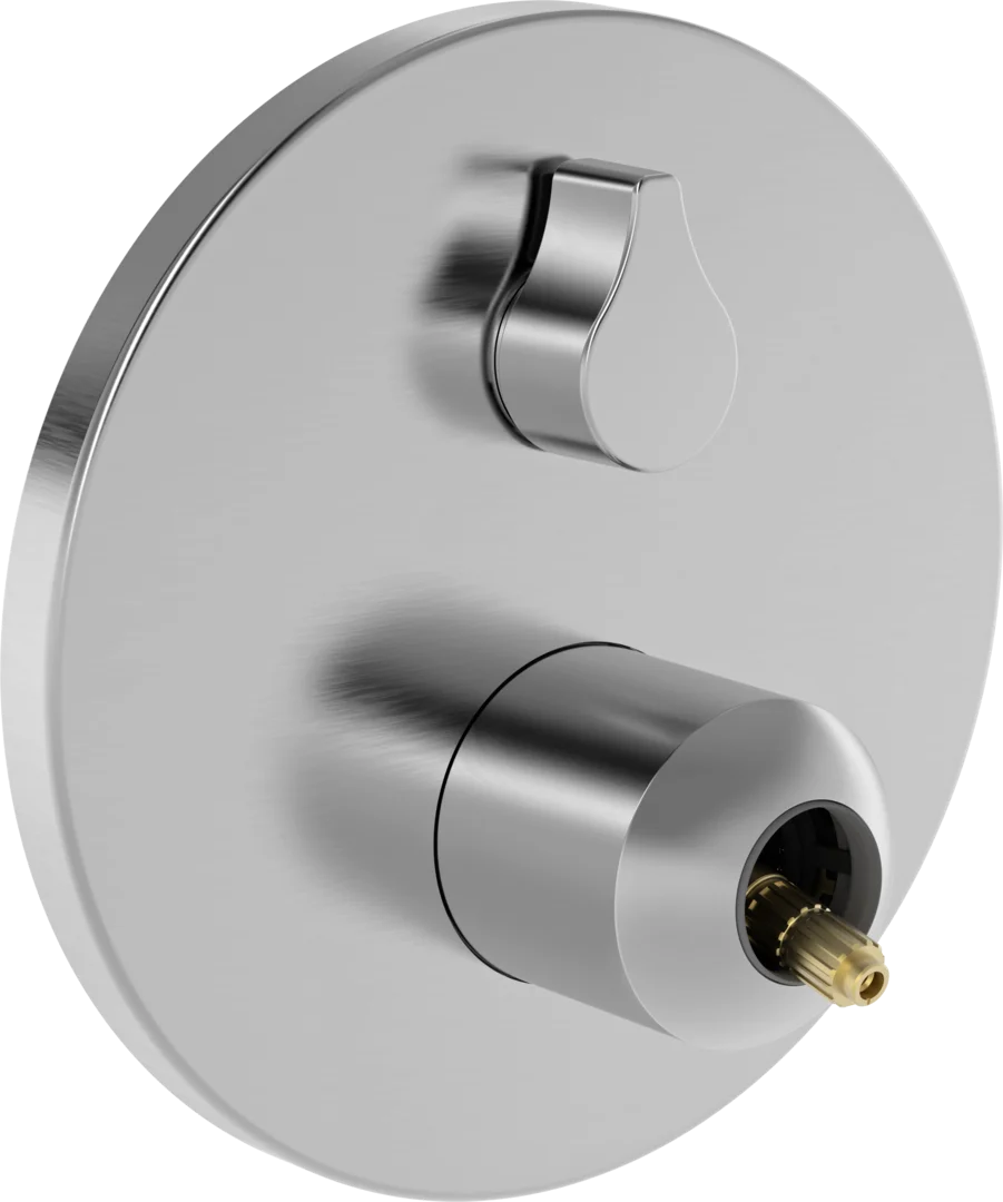 HANSA GENESIS Εντοιχισμένος μείκτης λουτρού 2 σημείων Brushed steel