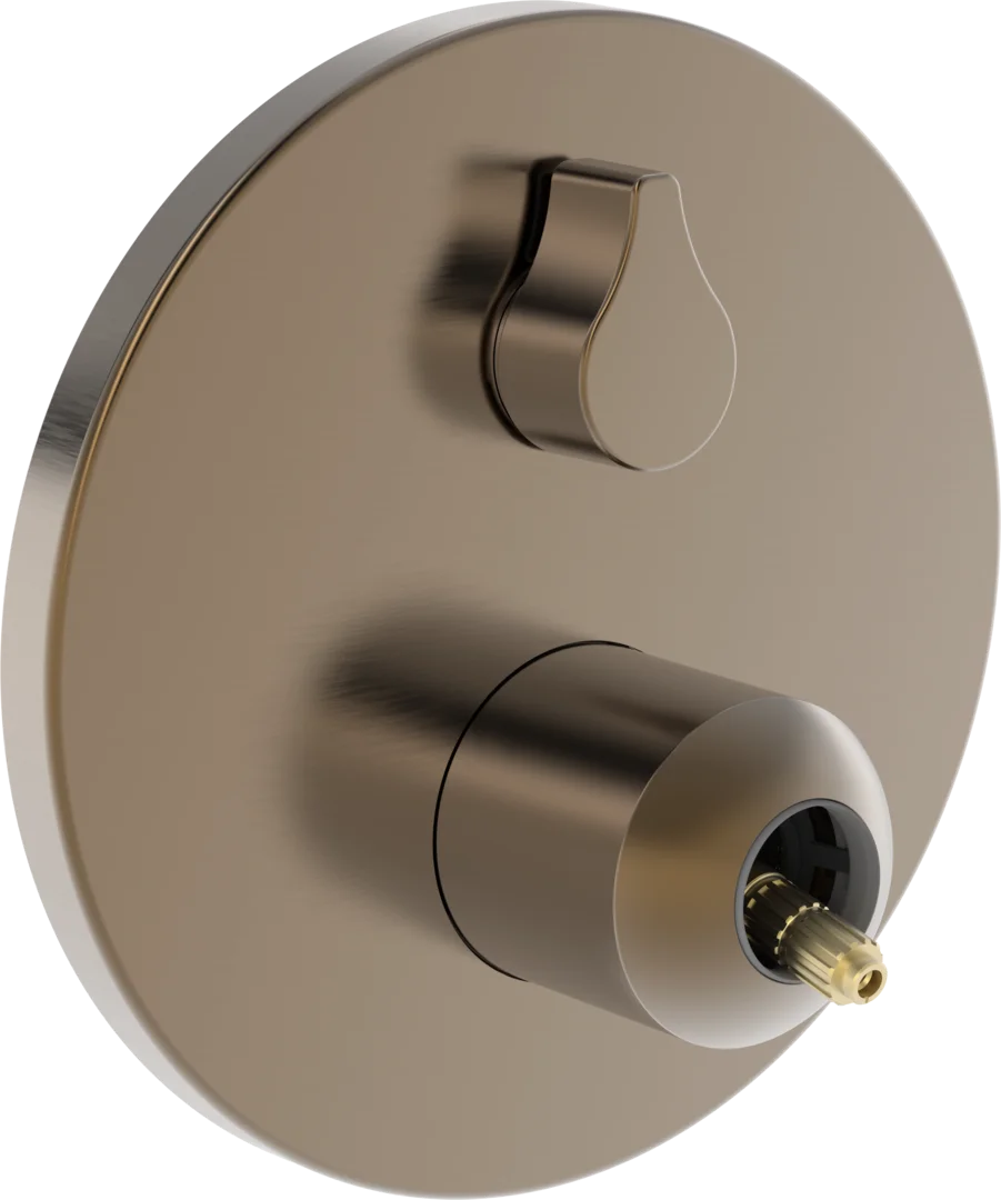 HANSA GENESIS Εντοιχισμένος μείκτης λουτρού 2 σημείων Brushed bronze