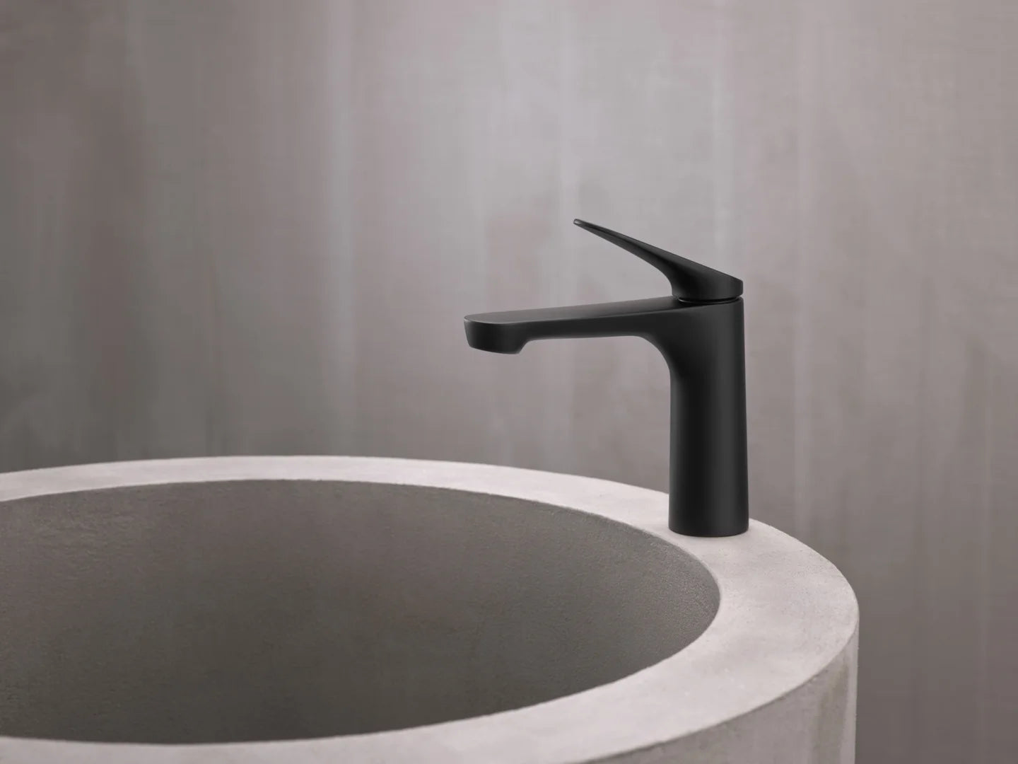 HANSA GENESIS Μπαταρία Νιπτήρος Matt black