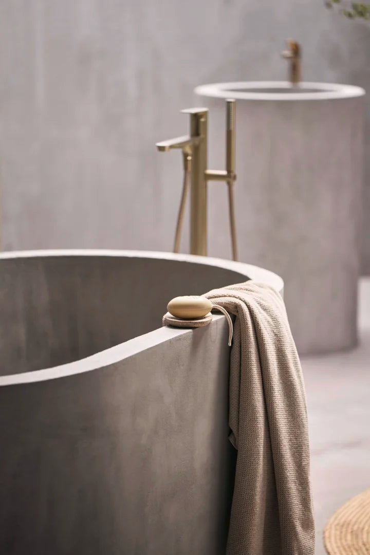 HANSA GENESIS Μπαταρία Μπάνιου Ελεύθερης Τοποθέτησης Brushed bronze